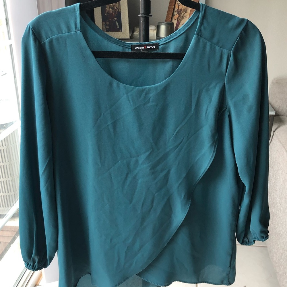 BUNDLE TO SAVE✨Teal Dressy Blouse